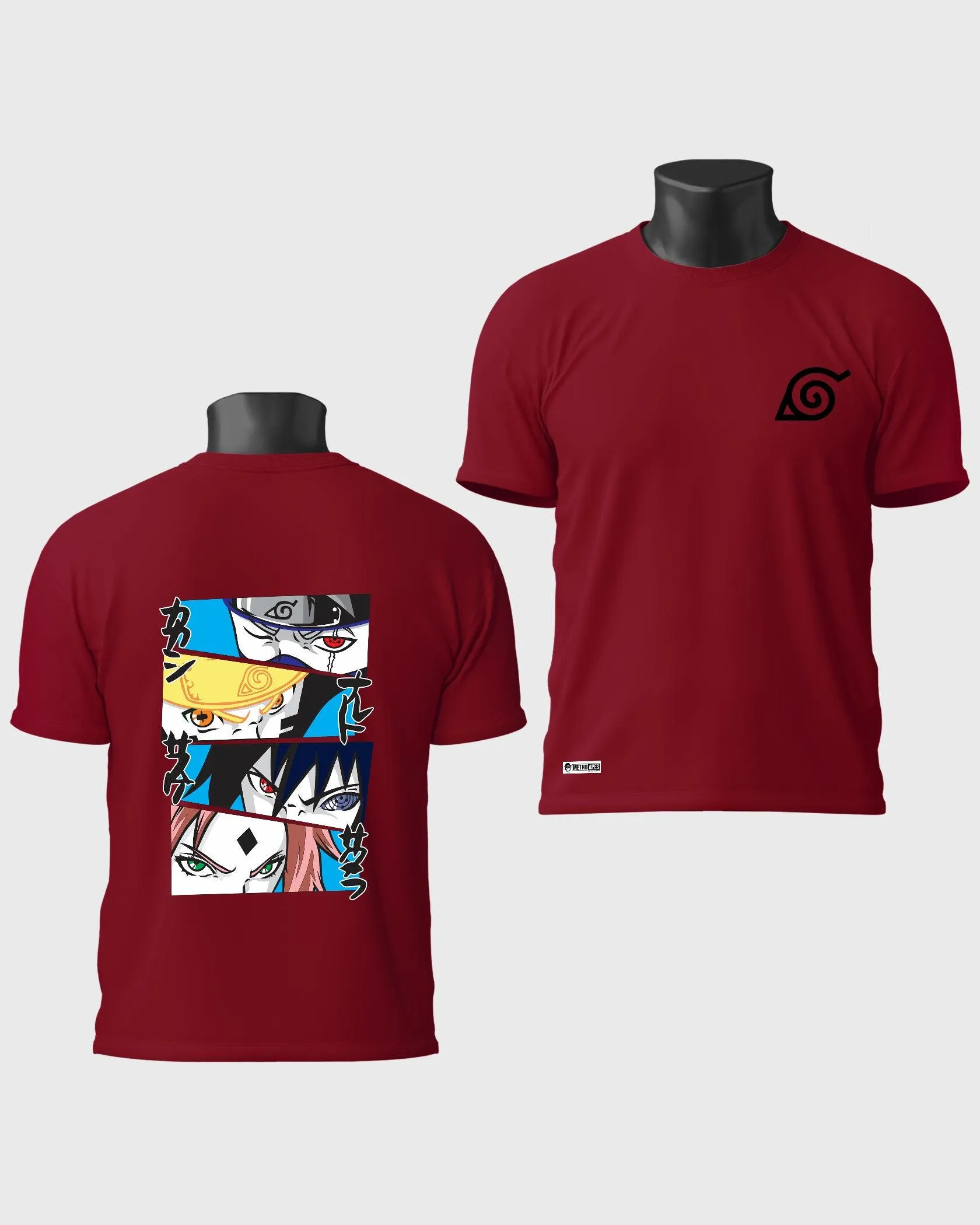 Mens Regular Tshirt Anime Naruto Naruto Friends