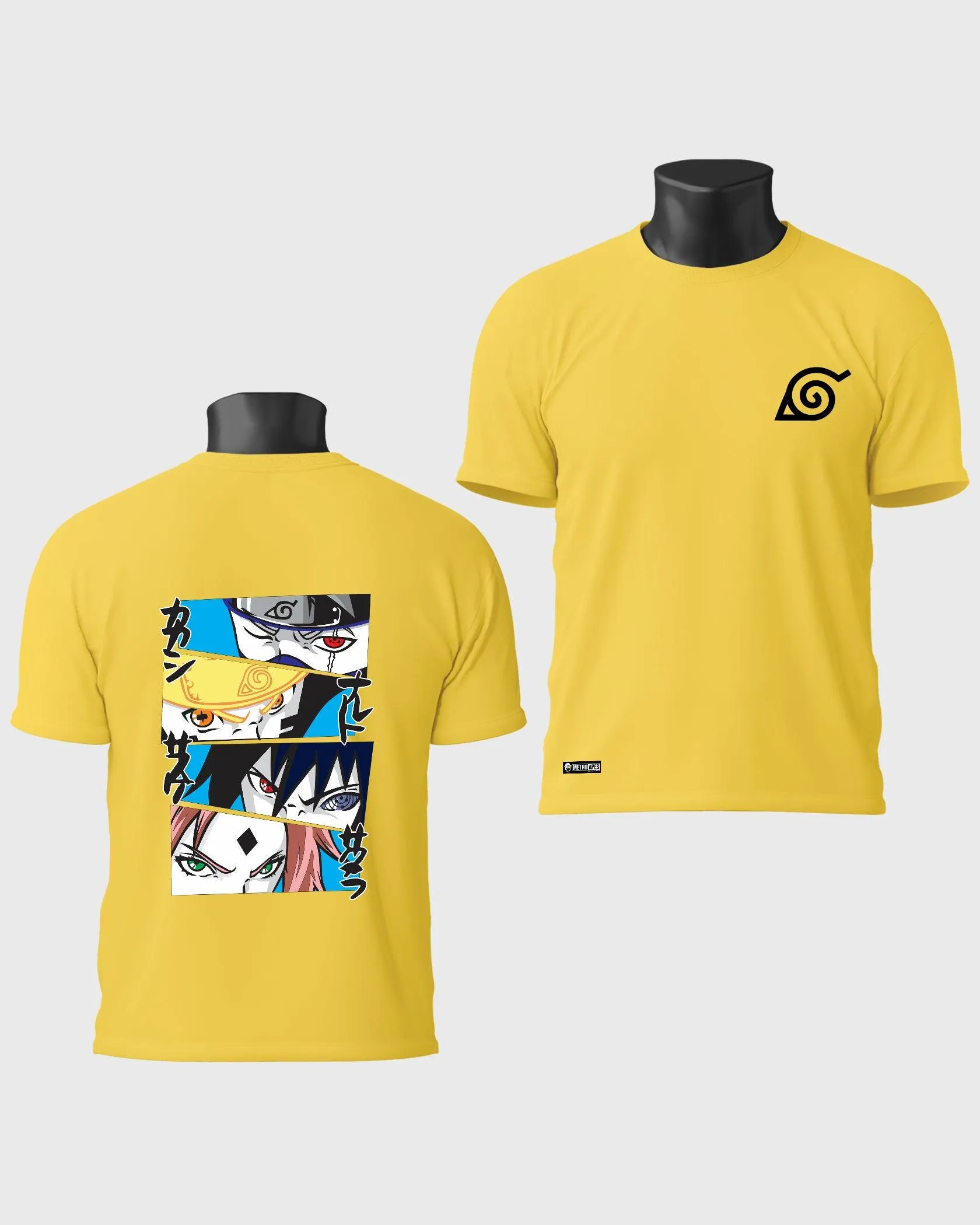 Mens Regular Tshirt Anime Naruto Naruto Friends