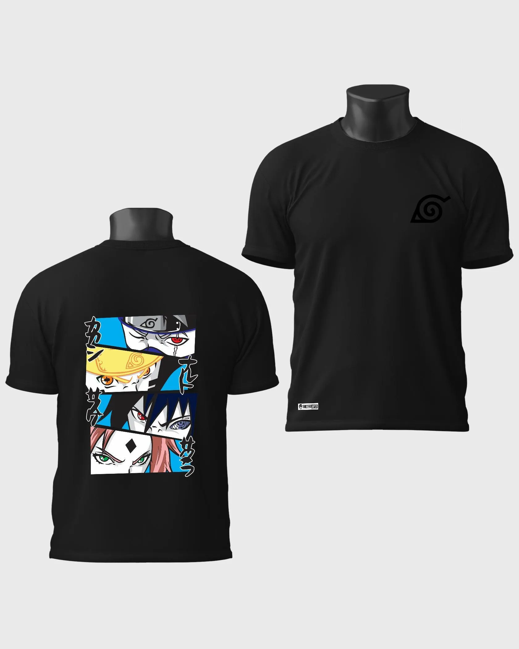 Mens Regular Tshirt Anime Naruto Naruto Friends