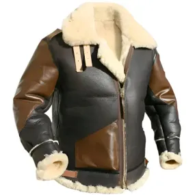 Men's Shearling B3 Flight Leather Jacket