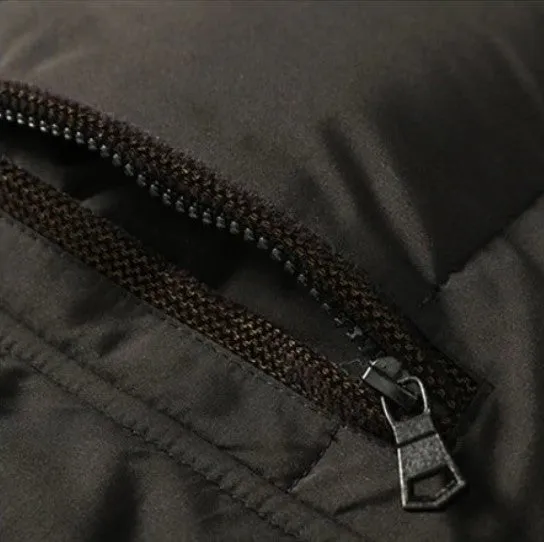 Men's Winter Thick Warm Hooded Parka