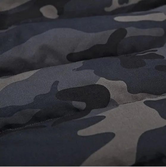 Men's Winter Warm Camouflage Hooded Parka