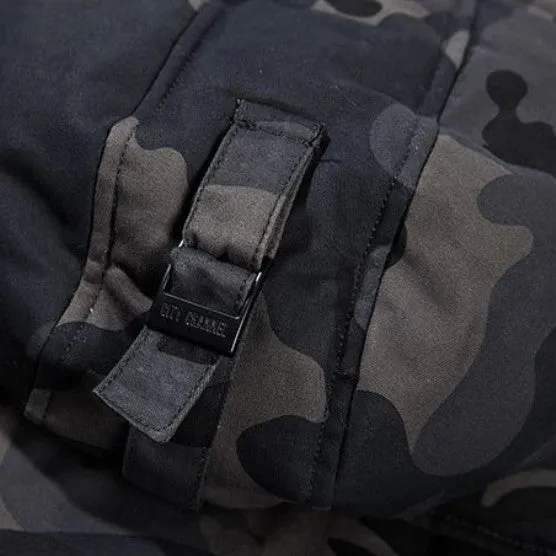 Men's Winter Warm Camouflage Hooded Parka