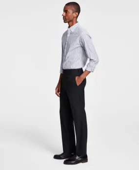 Michael Kors Mens Classic fit Dress Pants 34 / 32 Black Solid