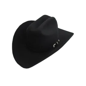 Milano Hats 10x Oro Negro Black Fur Felt Hat