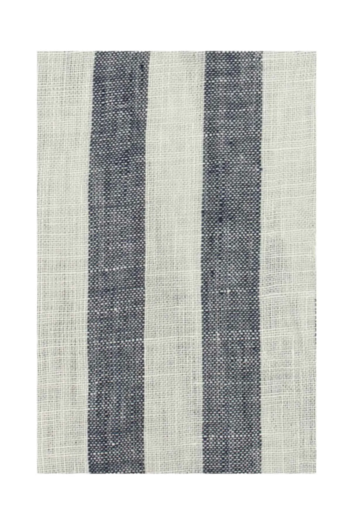 Monaco Stripe Linen Coat - Teal