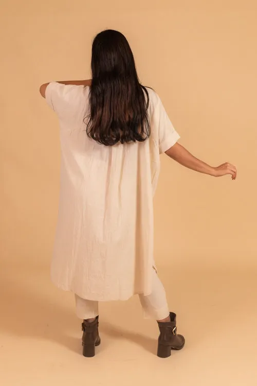 Moralfibre Beach Dress With Patch Pockets In Kora Fabric From "Shapes Collection "