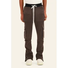 Mouty Brown Corduroy Cargo Pants