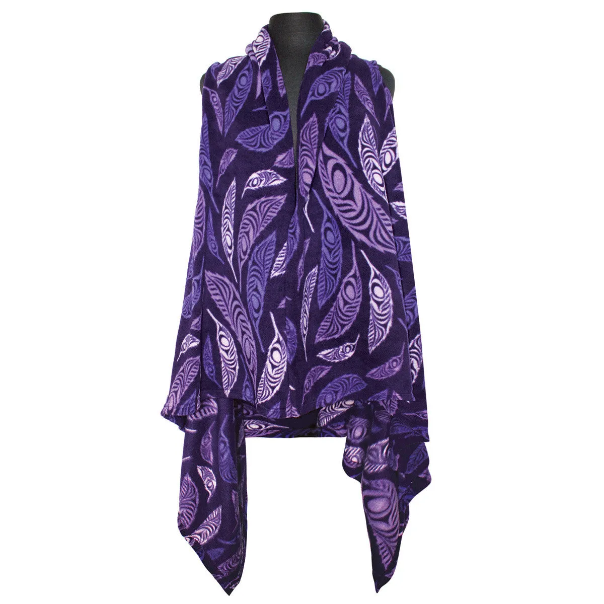 Multi-Use Fleece Cape - Feather by Simone Diamond