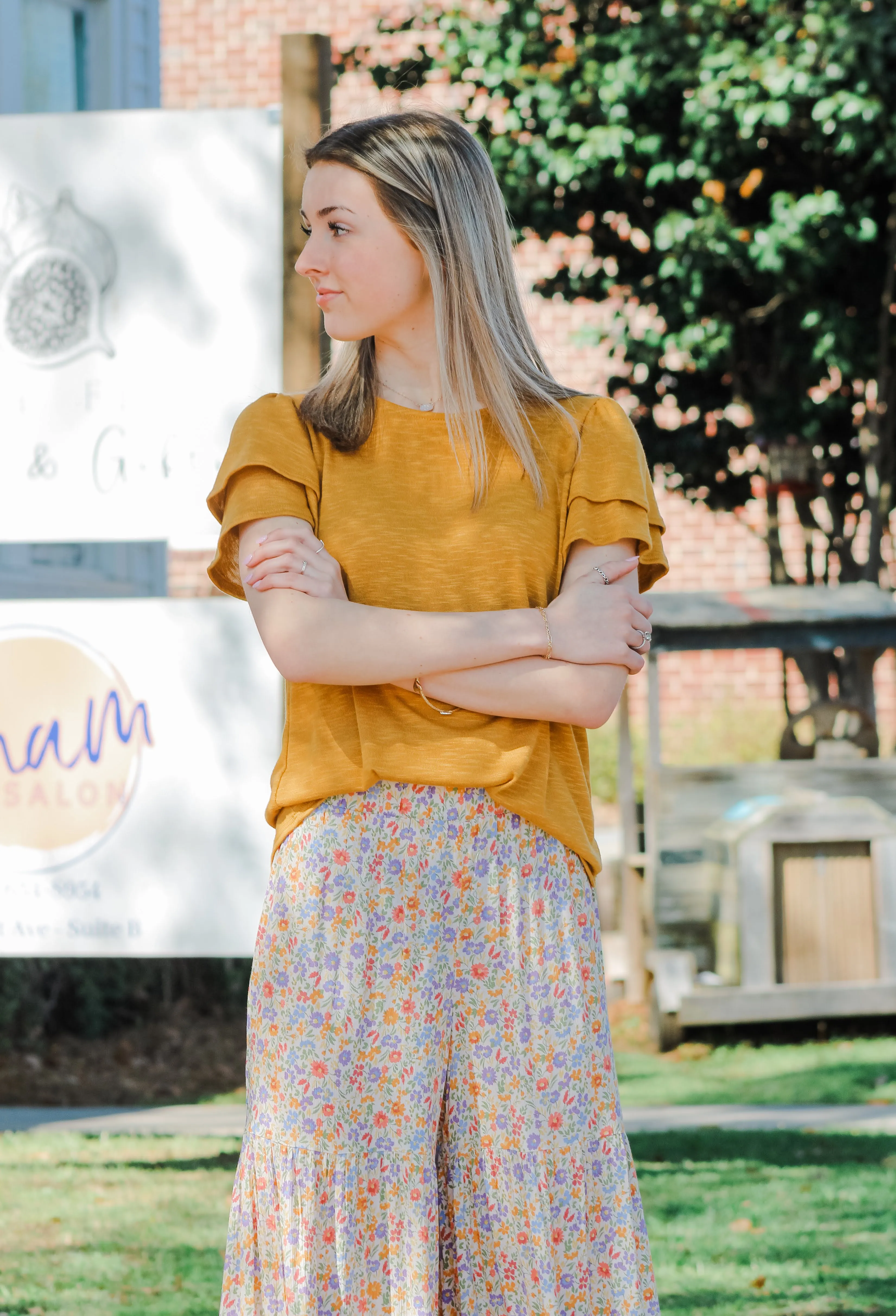 Natural Day on The Greens Crinkle Wide Leg Palazzo Pants