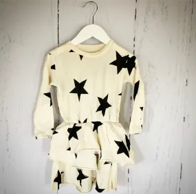 Natural Star Layered Dress