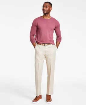 Nautica Mens Modern fit Dress Pants 40 / 30 Beige Solid