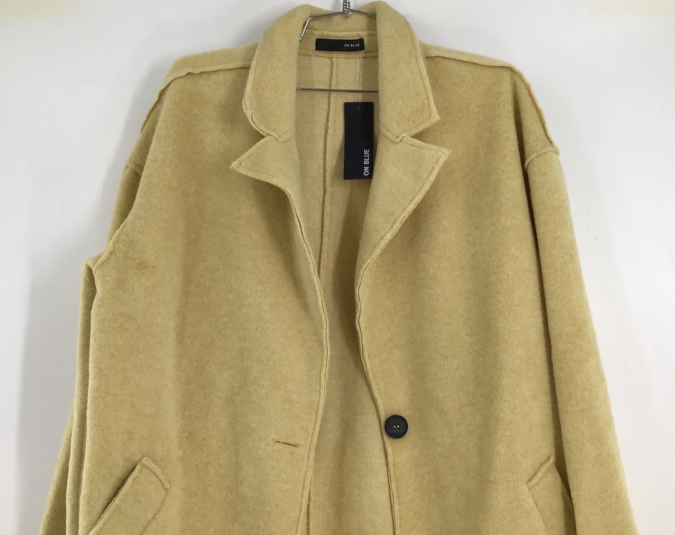 NWT On Blue Women's Lemon Overcoat - Size Medium