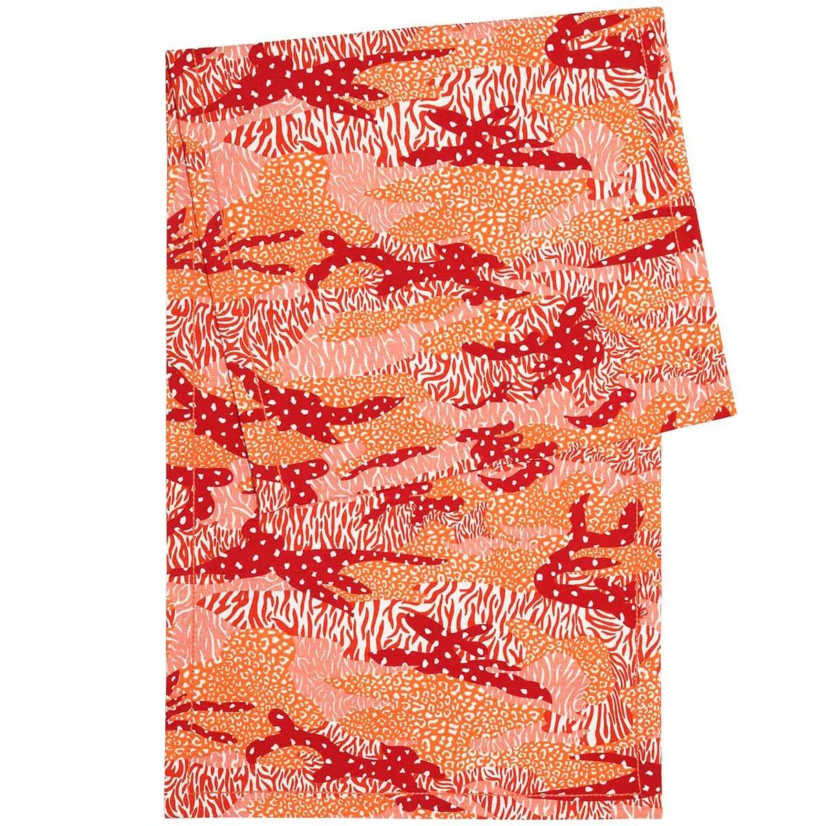 Orange Big Cat Camo Table Runner