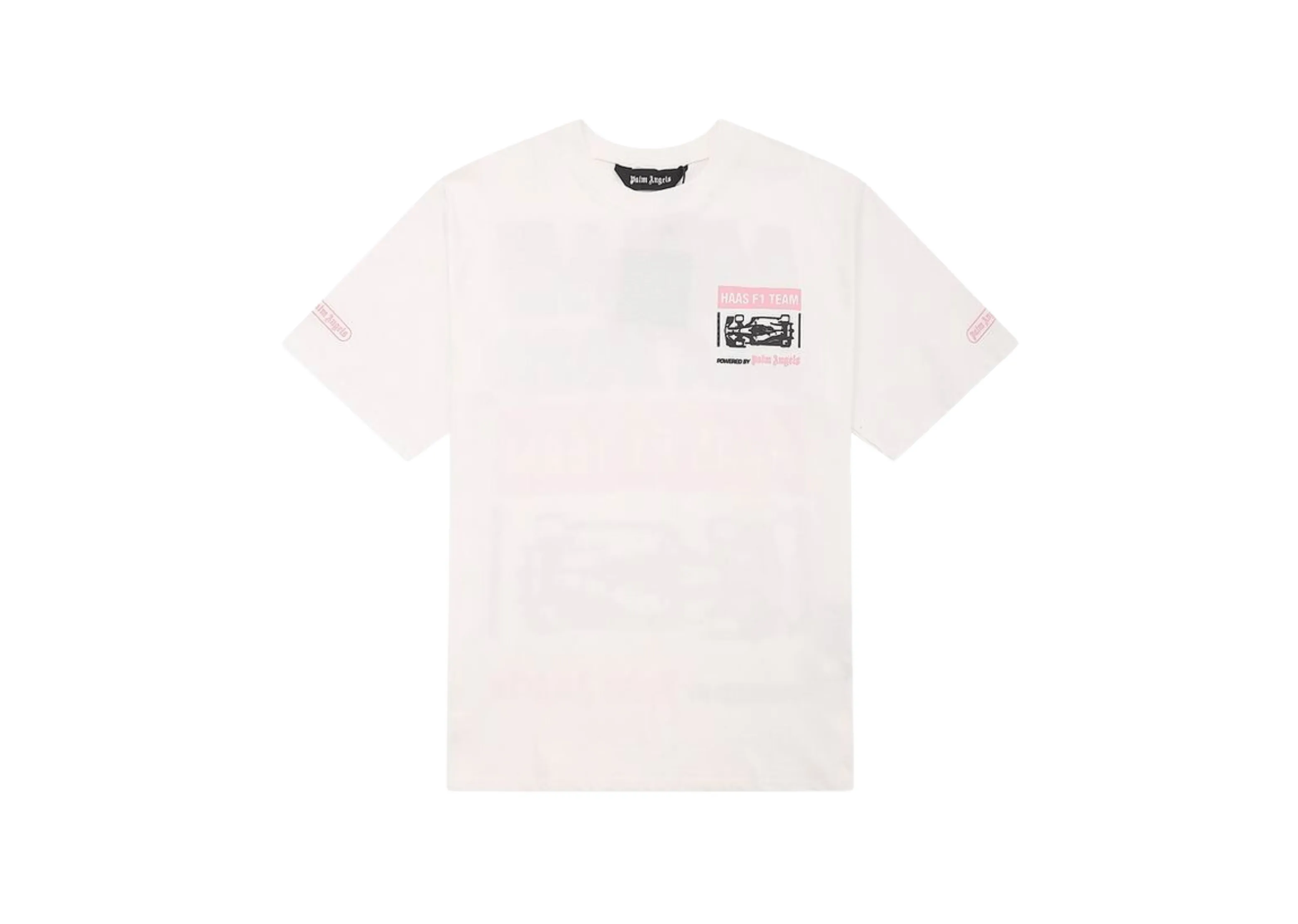 Palm Angels - 'F1 Miami Usa 23' White T-Shirt