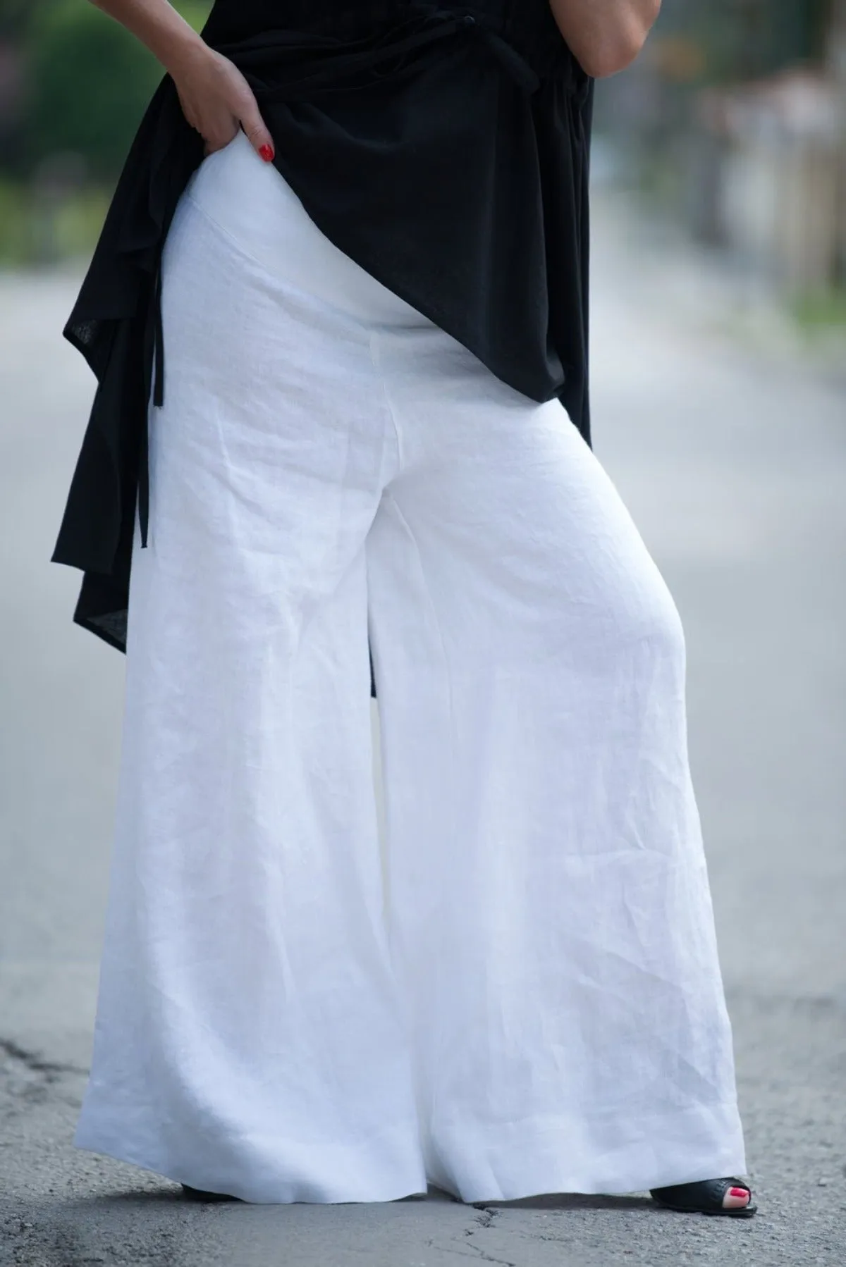 PAMELA Wide Linen Pants