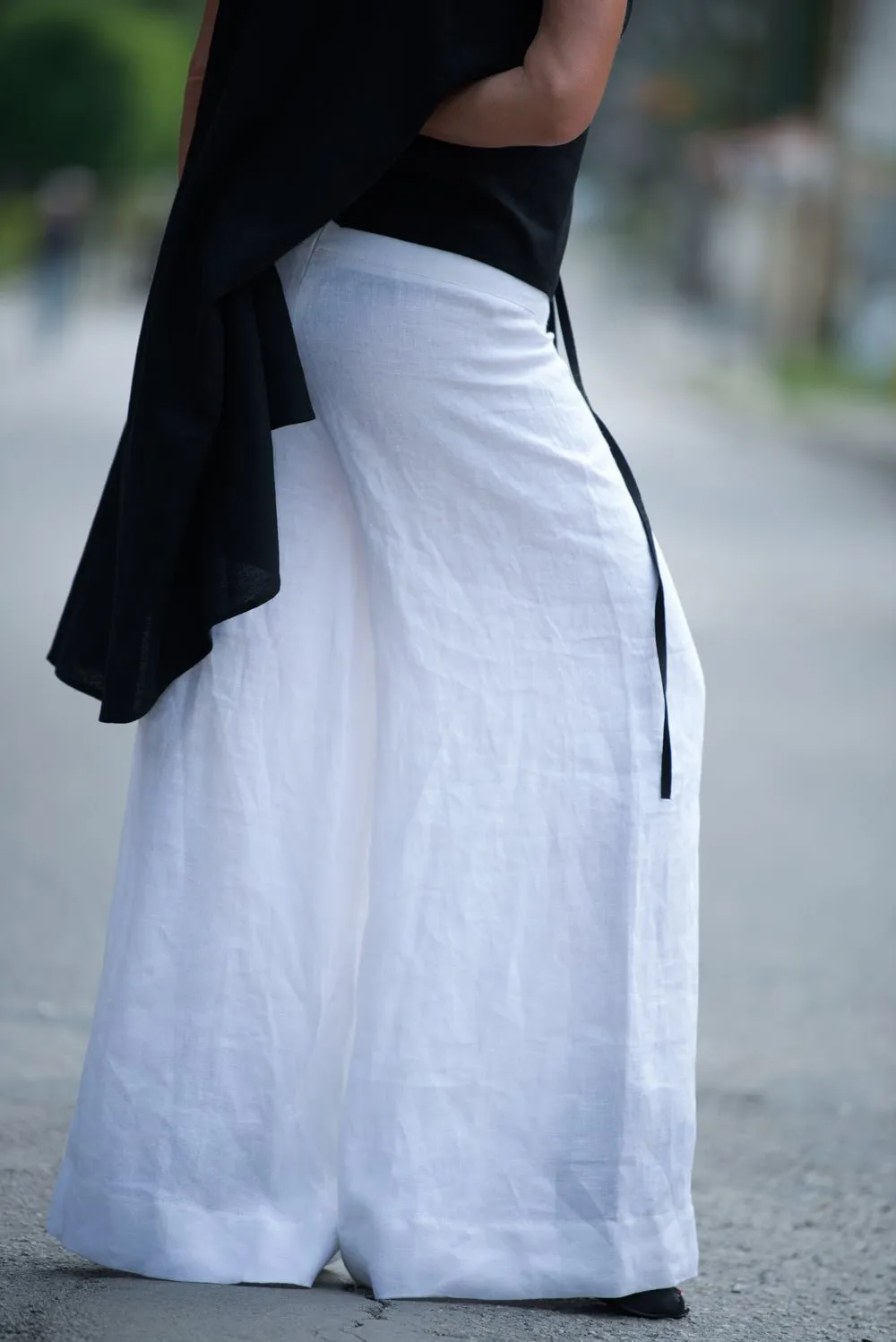 PAMELA Wide Linen Pants