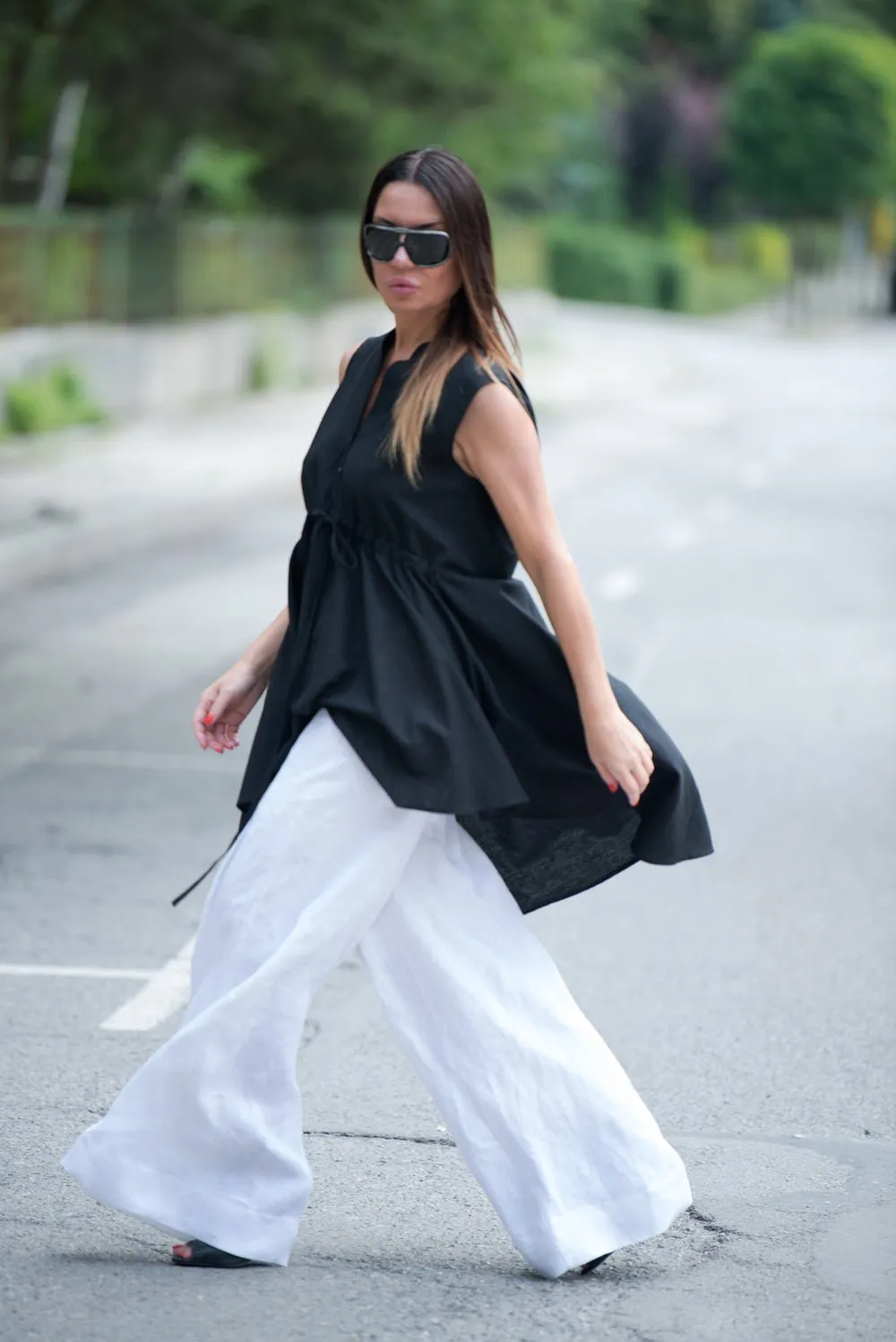 PAMELA Wide Linen Pants