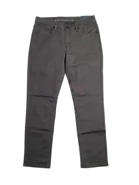 Perry Ellis Mens Five Pocket Dress Pants  Grey 30 x 30