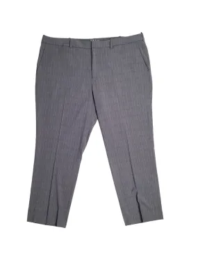 Perry Ellis Portfolio Mens Modern Fit Stretch Dress Pants Grey 32 x 30