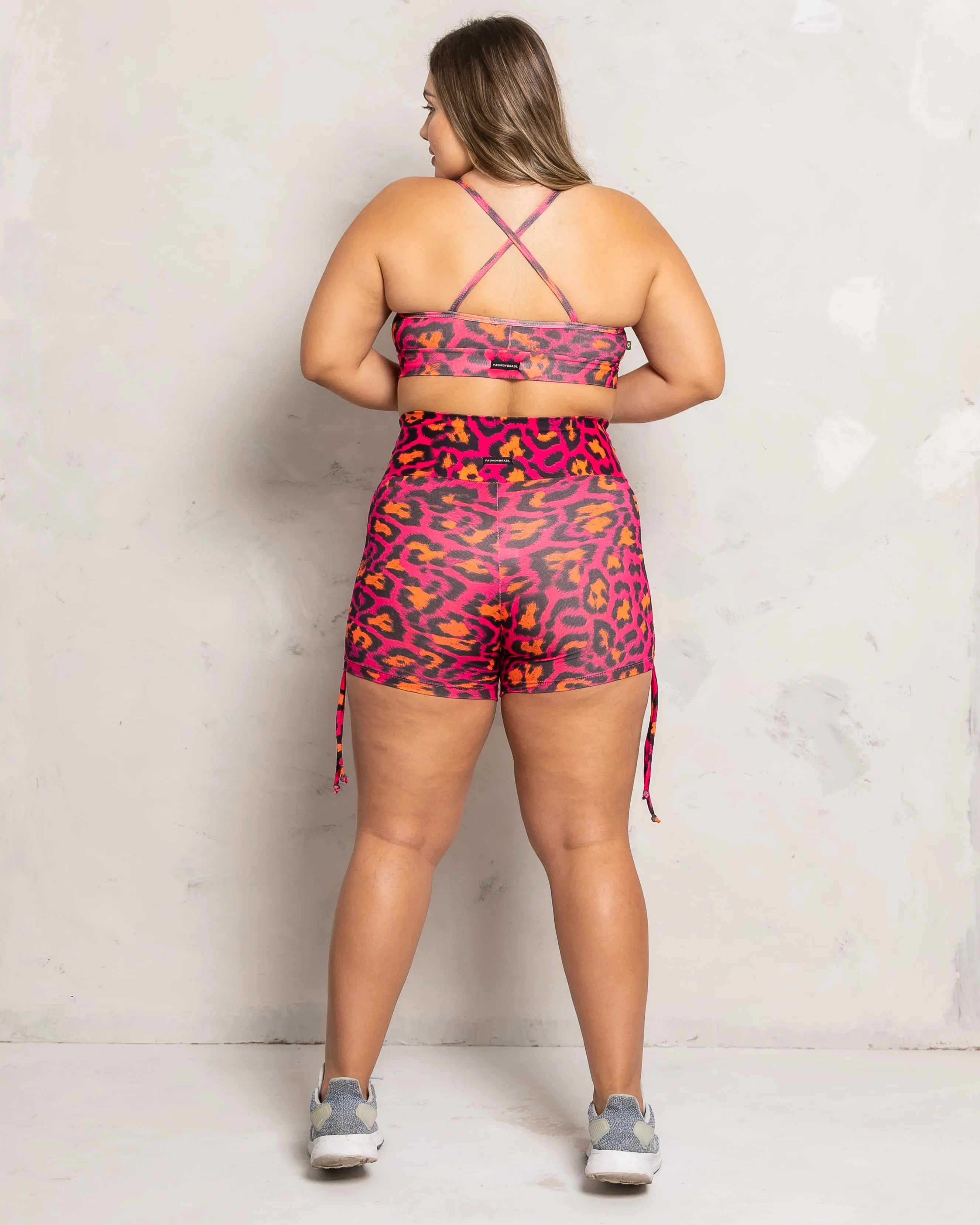 Pink Leopard Sports Bra