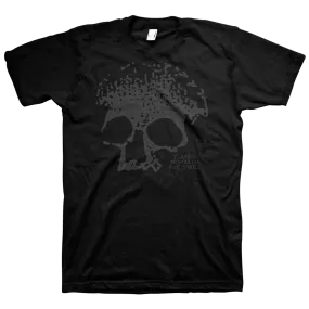 Planes Mistaken For Stars "Skull" Black on Black T-Shirt