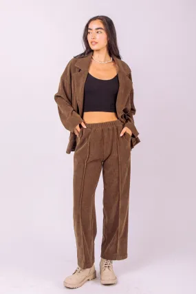 Plus Size Corduroy Pants - Multiple Colors