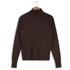 POINT CHOCOLATE TURTLENECK