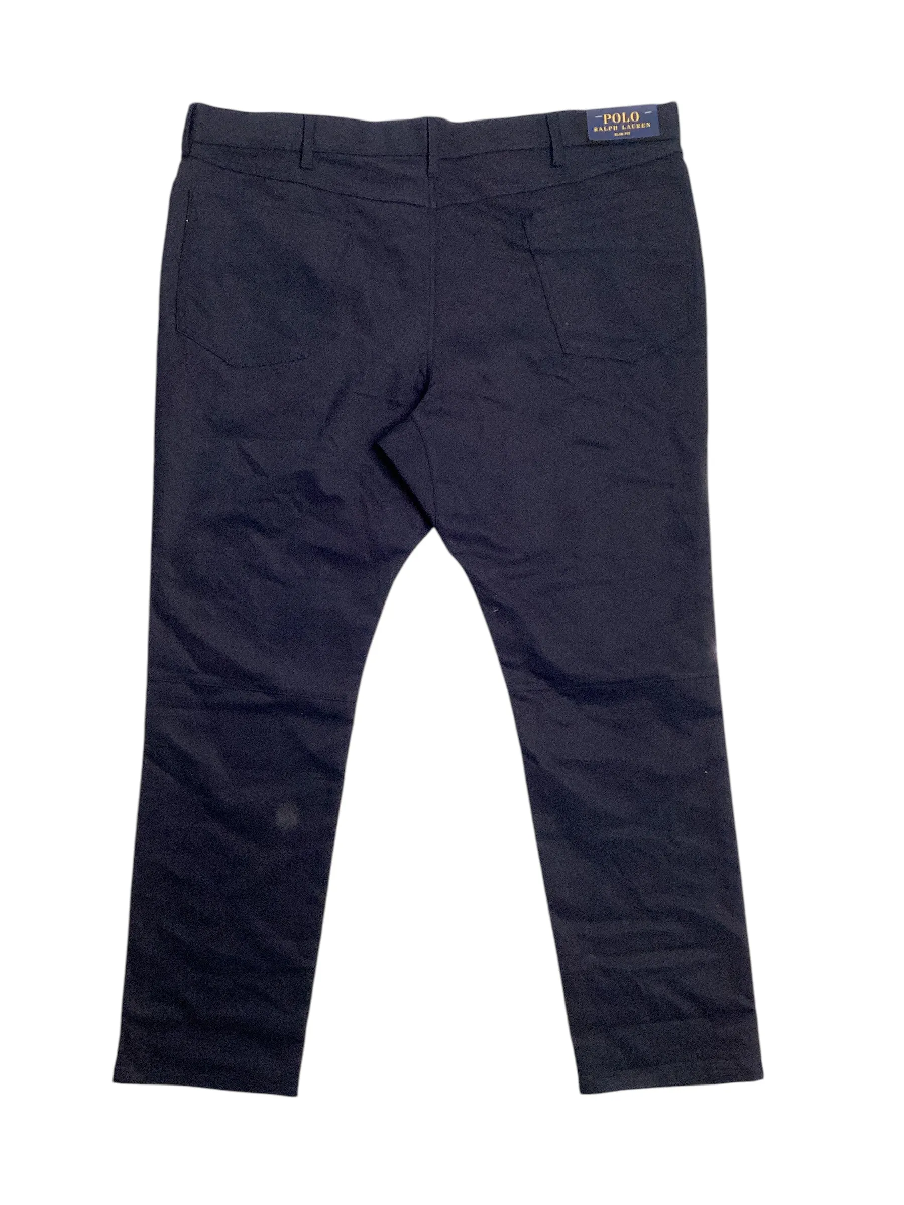 Polo Ralph Lauren Mens Slim Fit Stretch Dobby Pants 40 x 30 Navy Blue