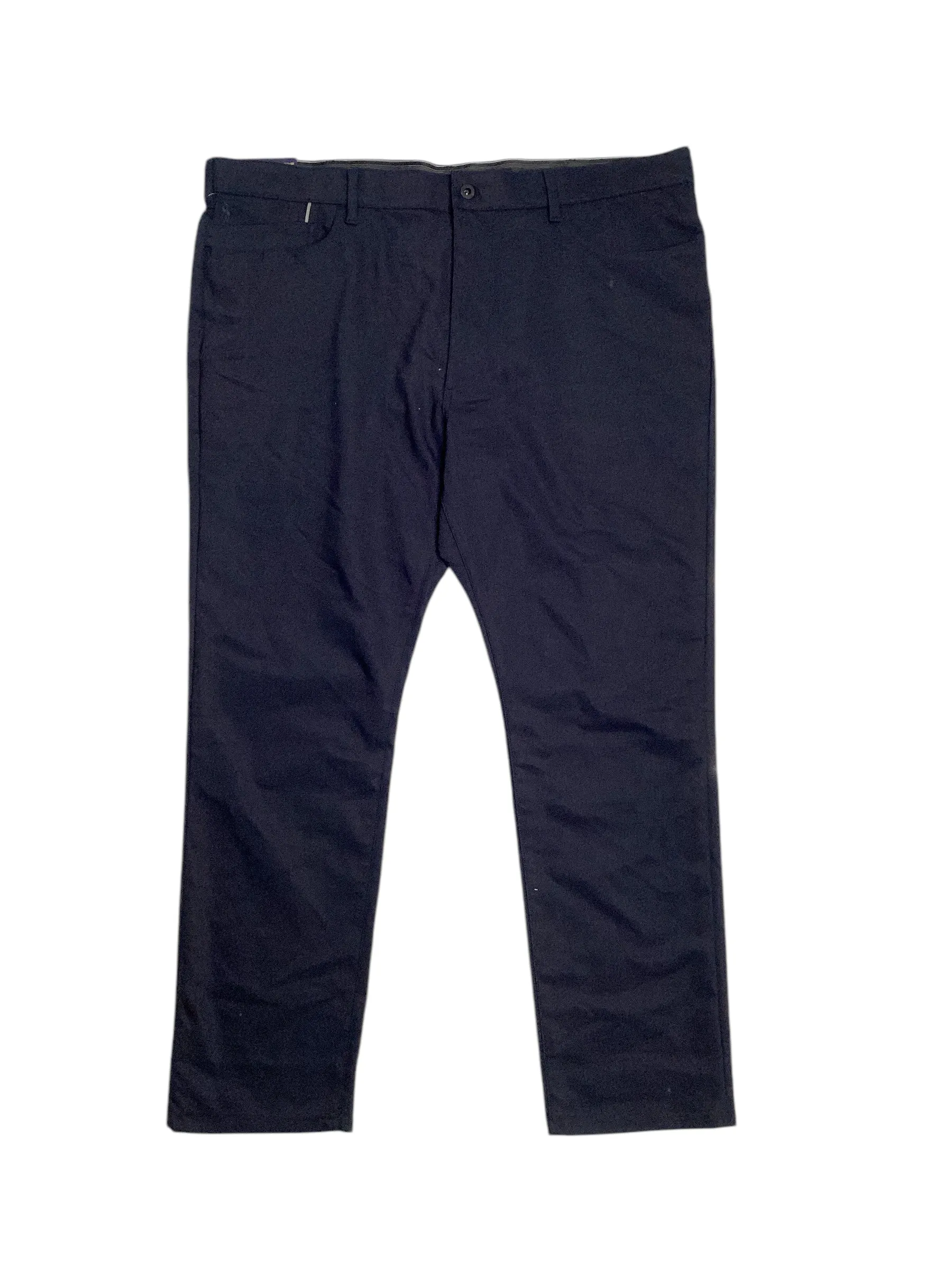 Polo Ralph Lauren Mens Slim Fit Stretch Dobby Pants 40 x 30 Navy Blue