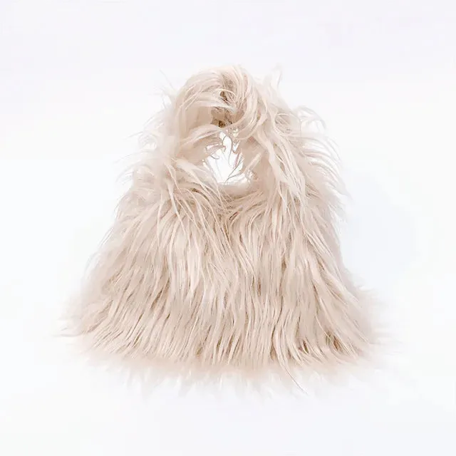 Pre Order:  Shaggy Faux Fur Handbag