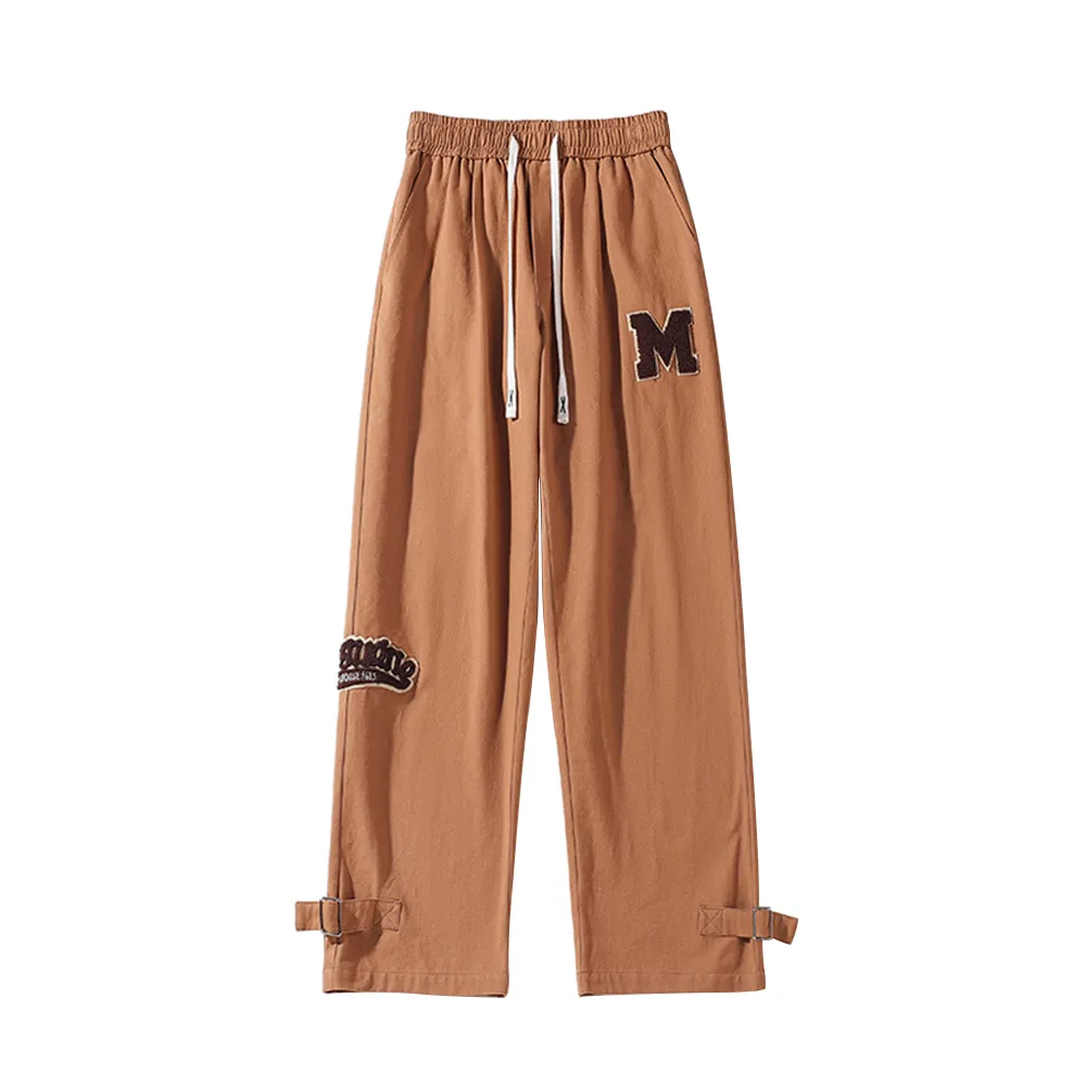 Retro Hiphop Loose Wide Leg Straight Sweatpants