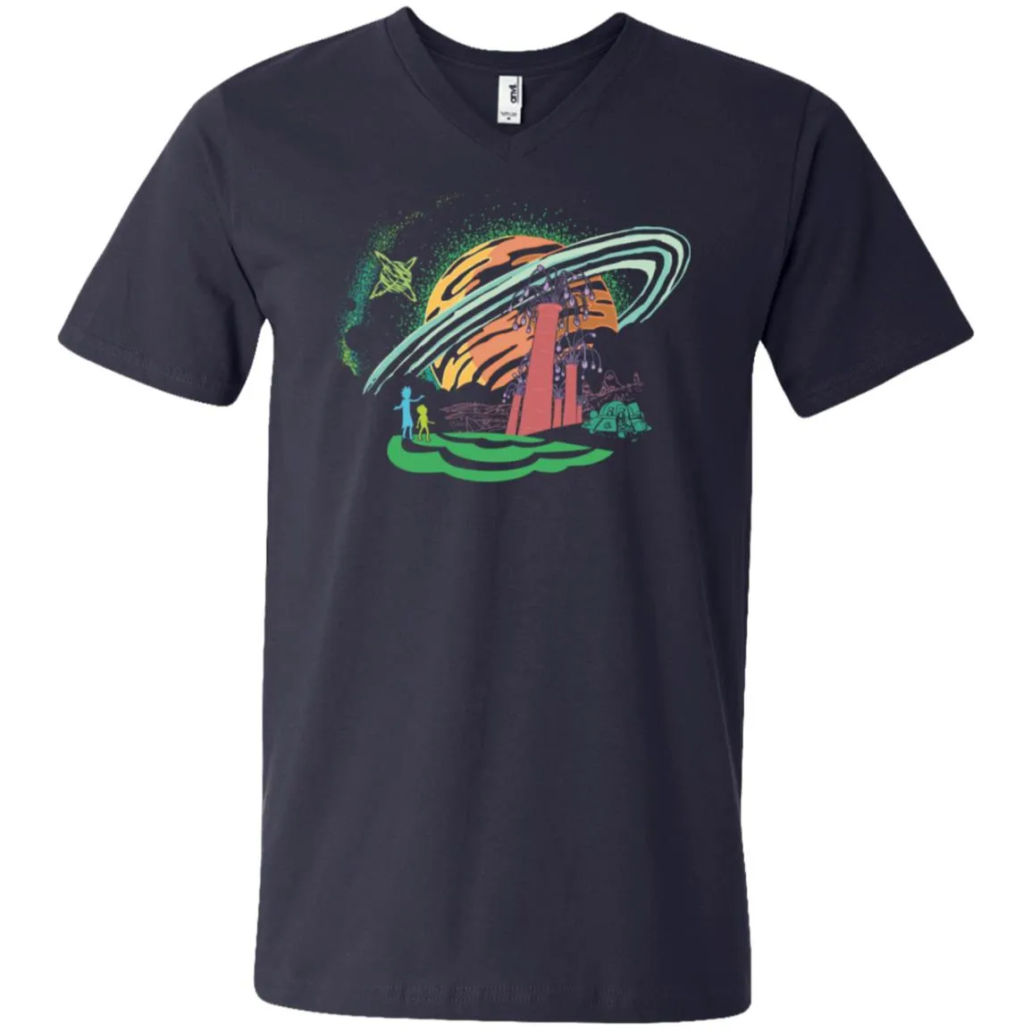 Rick And Morty Dimension Men V-Neck T-Shirt