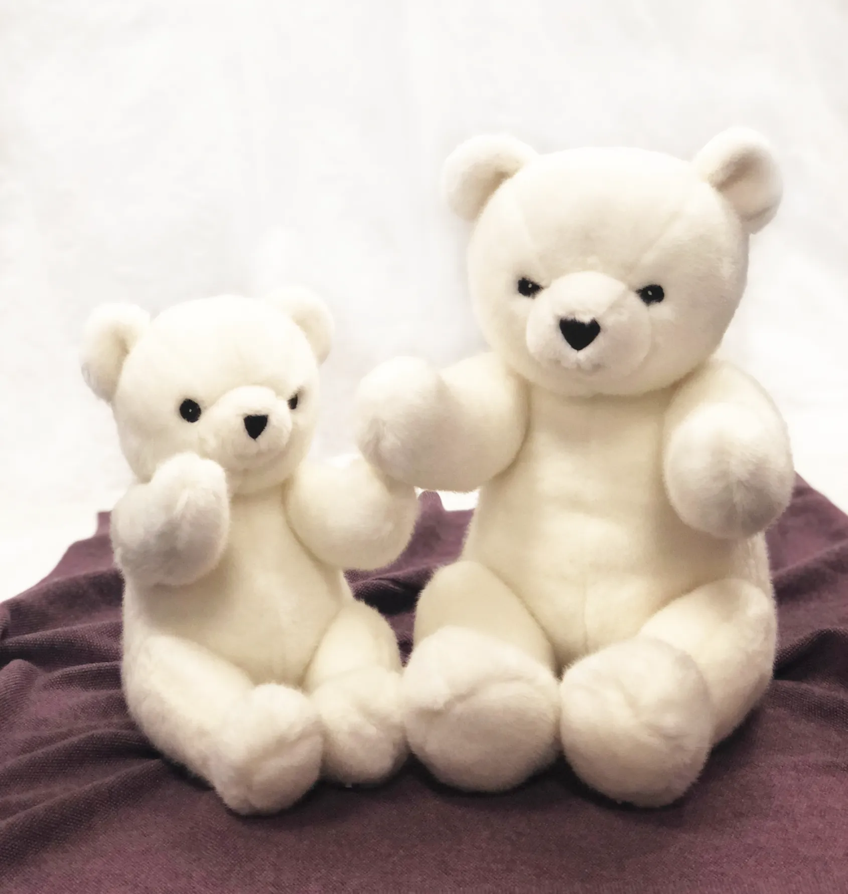 Robert the Bear - Steiff Faux Fur, White