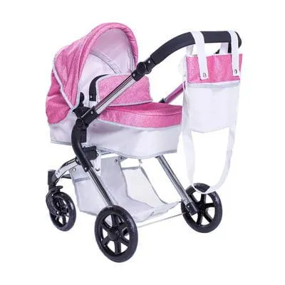 Roma Stephanie Single Dolls Pram - Sparkle 3  years 78cm