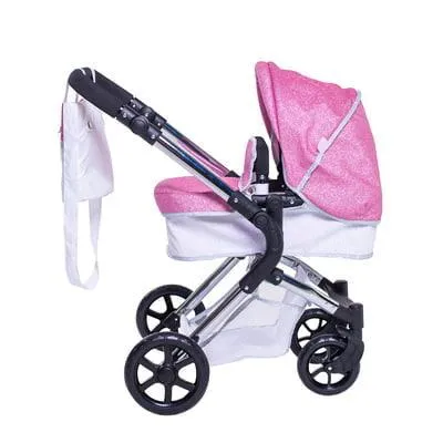 Roma Stephanie Single Dolls Pram - Sparkle 3  years 78cm