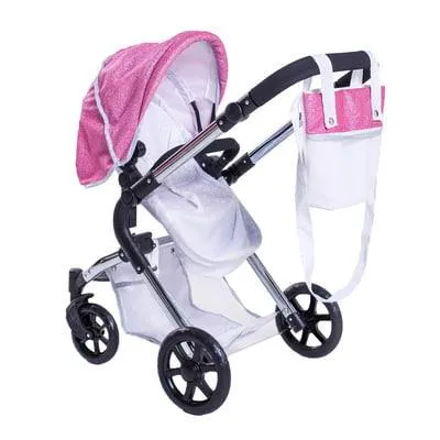 Roma Stephanie Single Dolls Pram - Sparkle 3  years 78cm