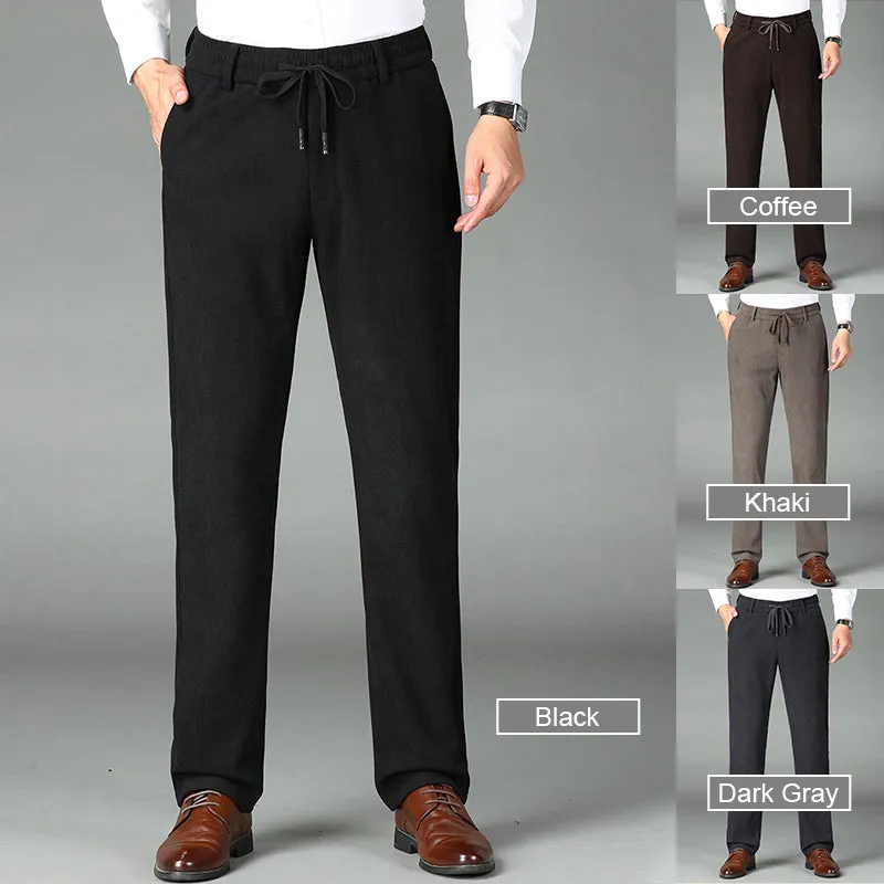 ⏳Save 55% Today🔥Men's Thickened Elastic Waist Corduroy Pants👖