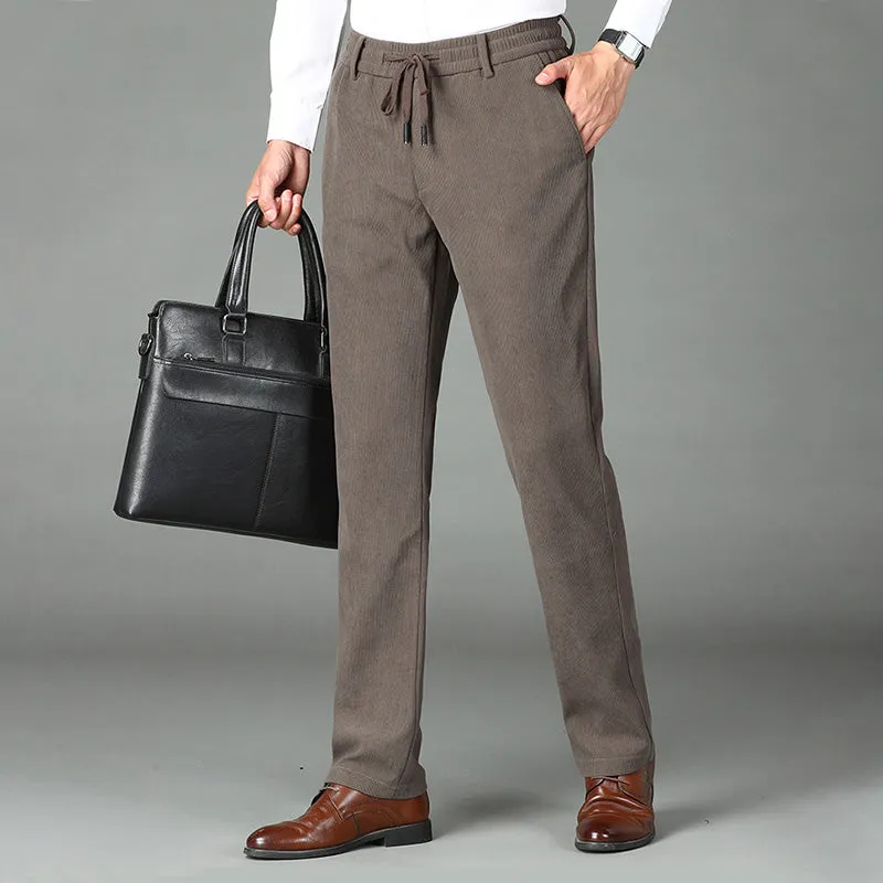 ⏳Save 55% Today🔥Men's Thickened Elastic Waist Corduroy Pants👖