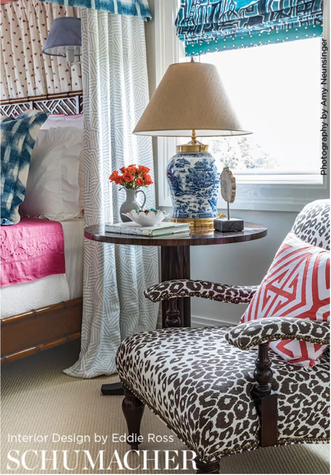 Schumacher Fabric by the yard: Iconic Leopard, Brown