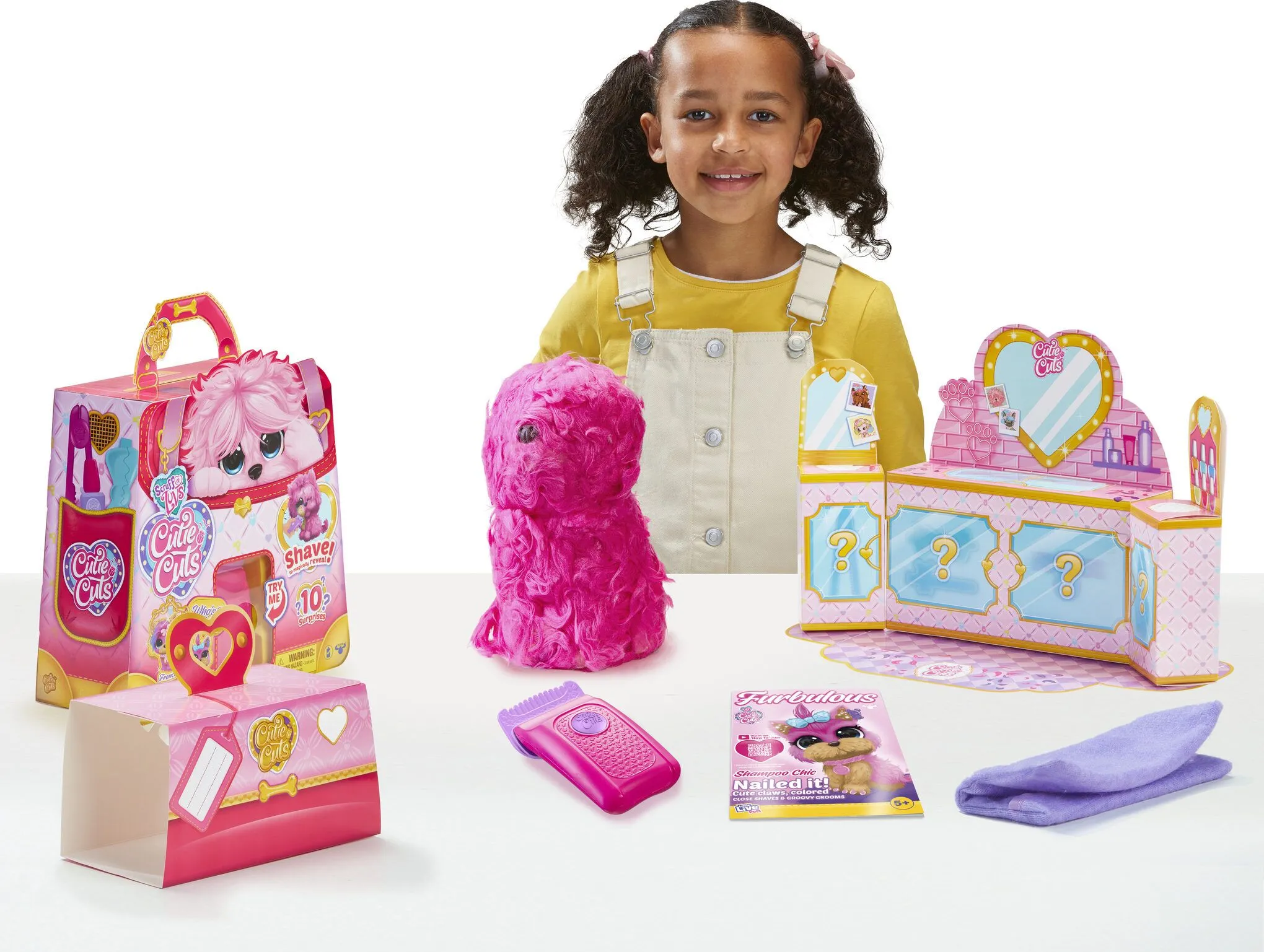 Scruff-A-Luvs Cutie Cuts Series 1 Pink