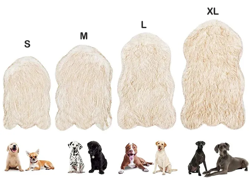 Soft Cozy Thick Faux Fur Pet Dog  Sleeping Mat