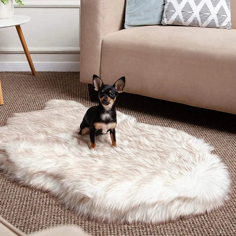 Soft Cozy Thick Faux Fur Pet Dog  Sleeping Mat