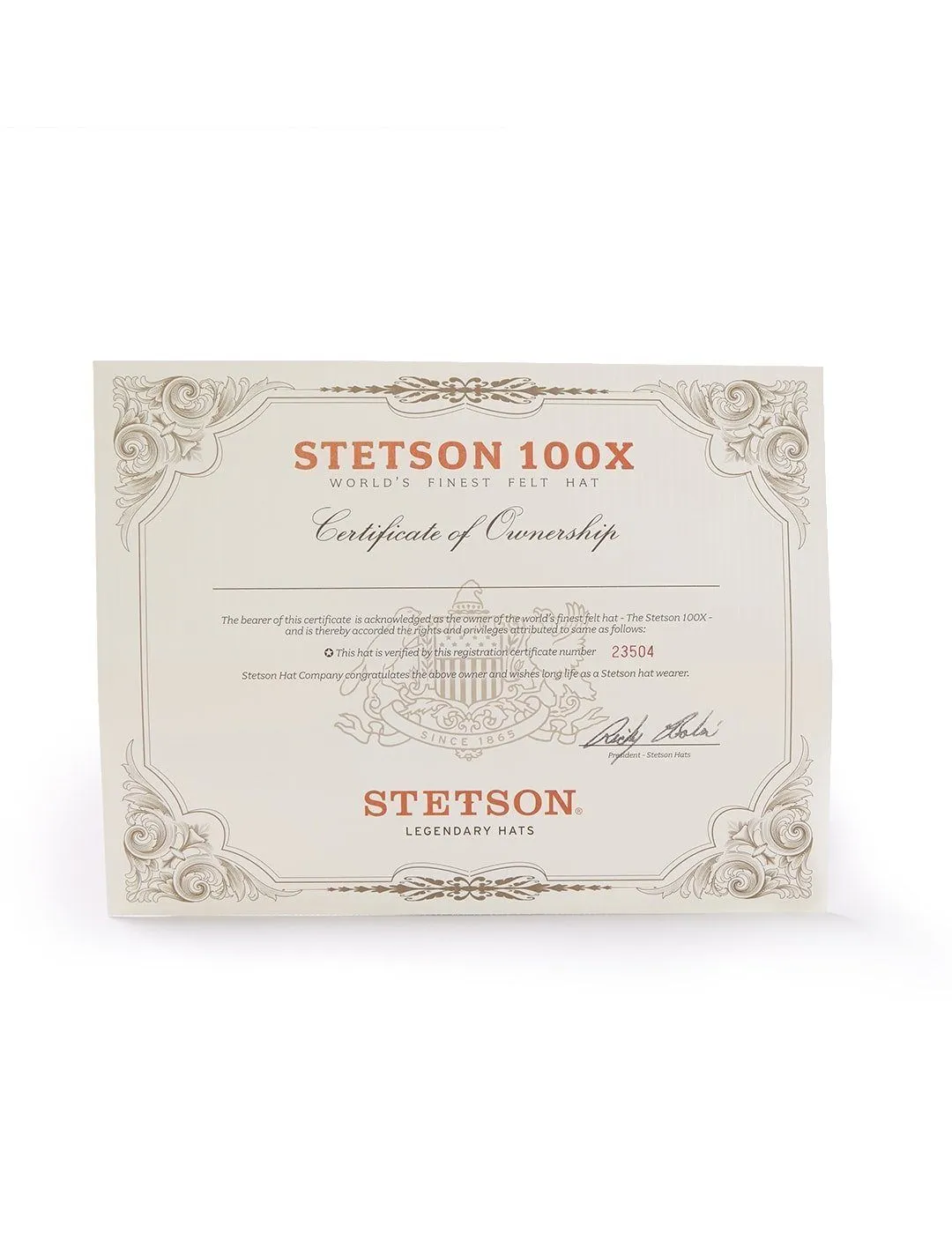 Stetson 100x El Presidente Black
