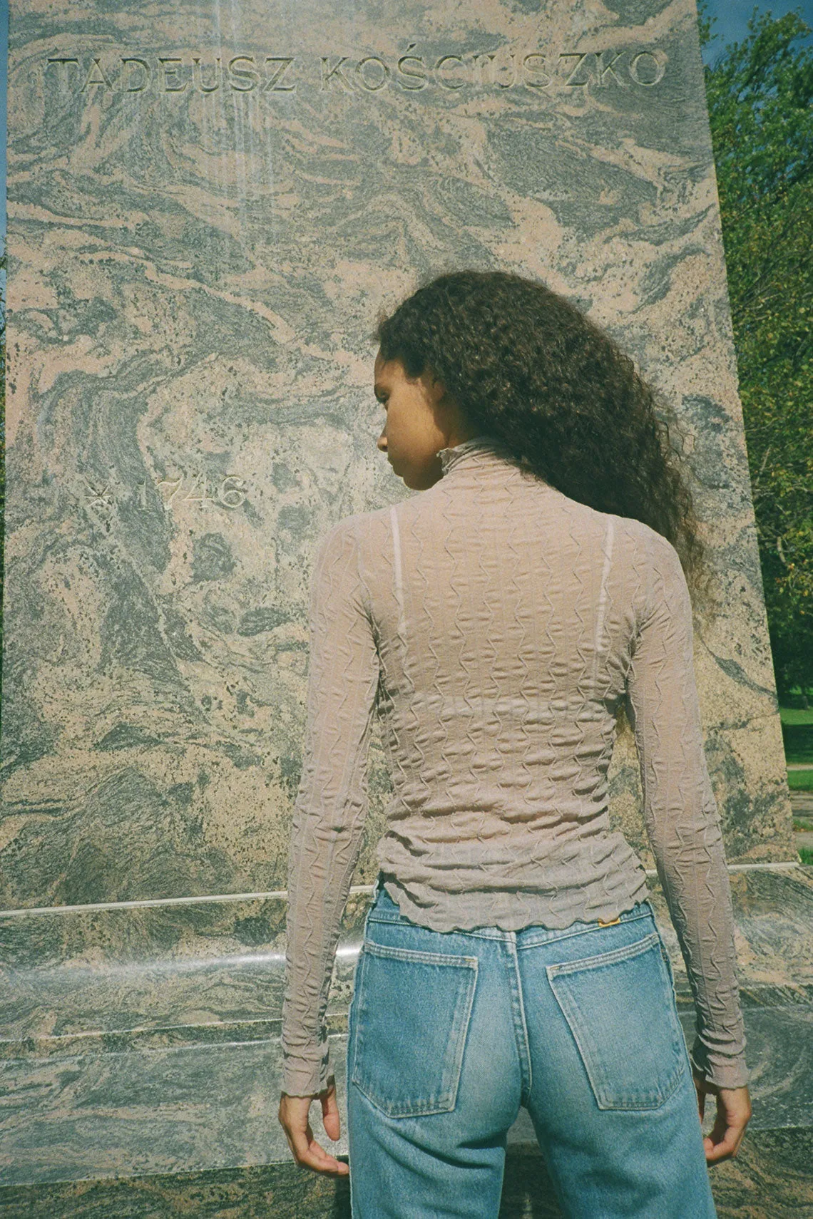 Stone Ross Mesh Top