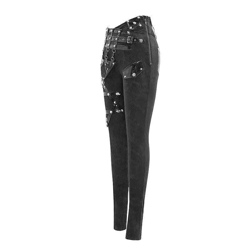 'Styrene' Asymmetric Punk Pants
