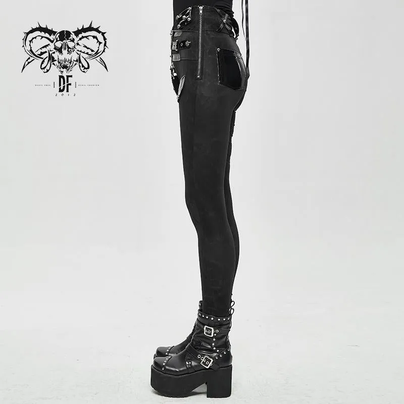 'Styrene' Asymmetric Punk Pants