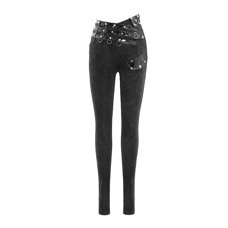 'Styrene' Asymmetric Punk Pants