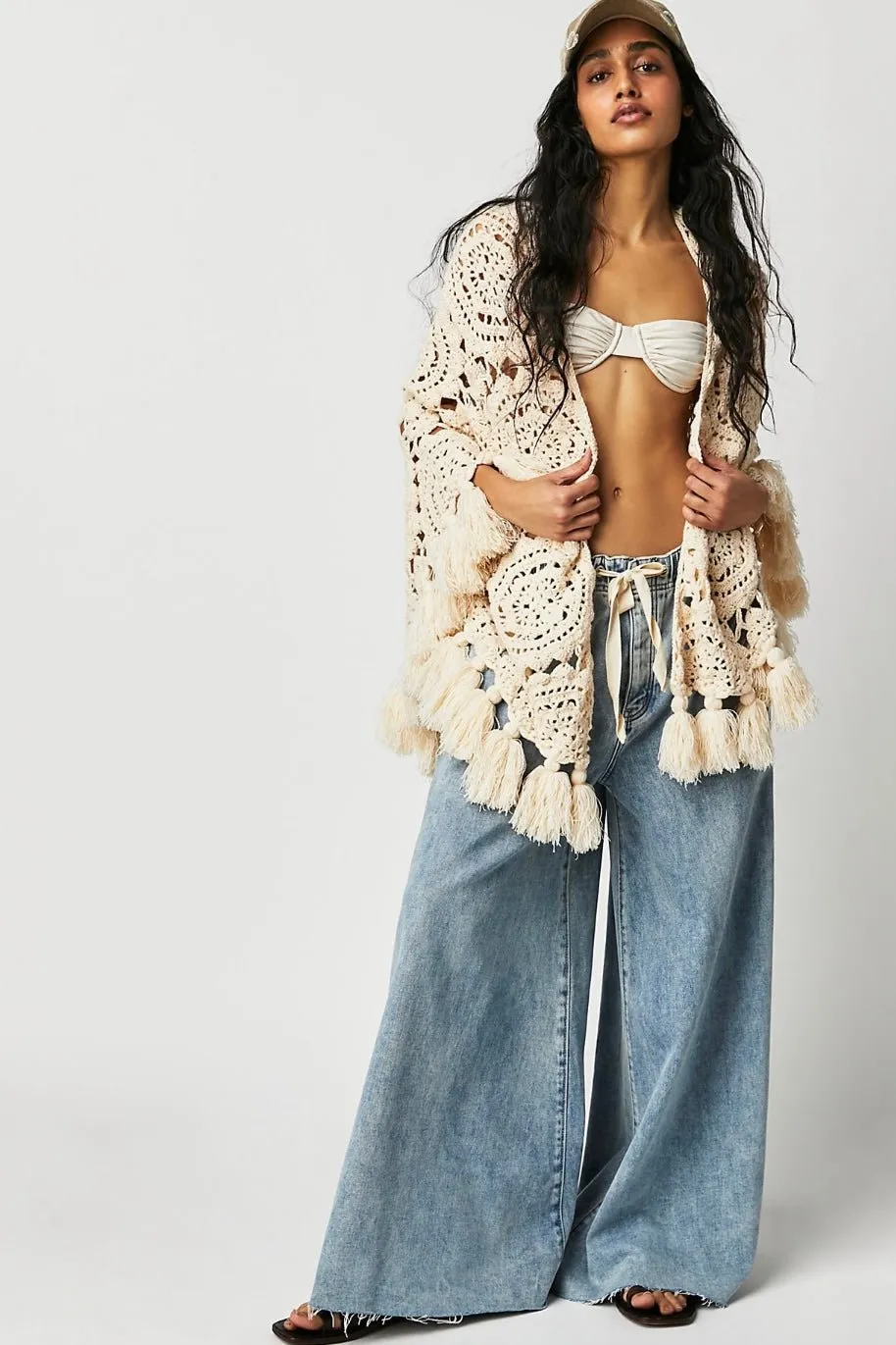 SUNNY DAY CROCHET SHAWL PONCHO