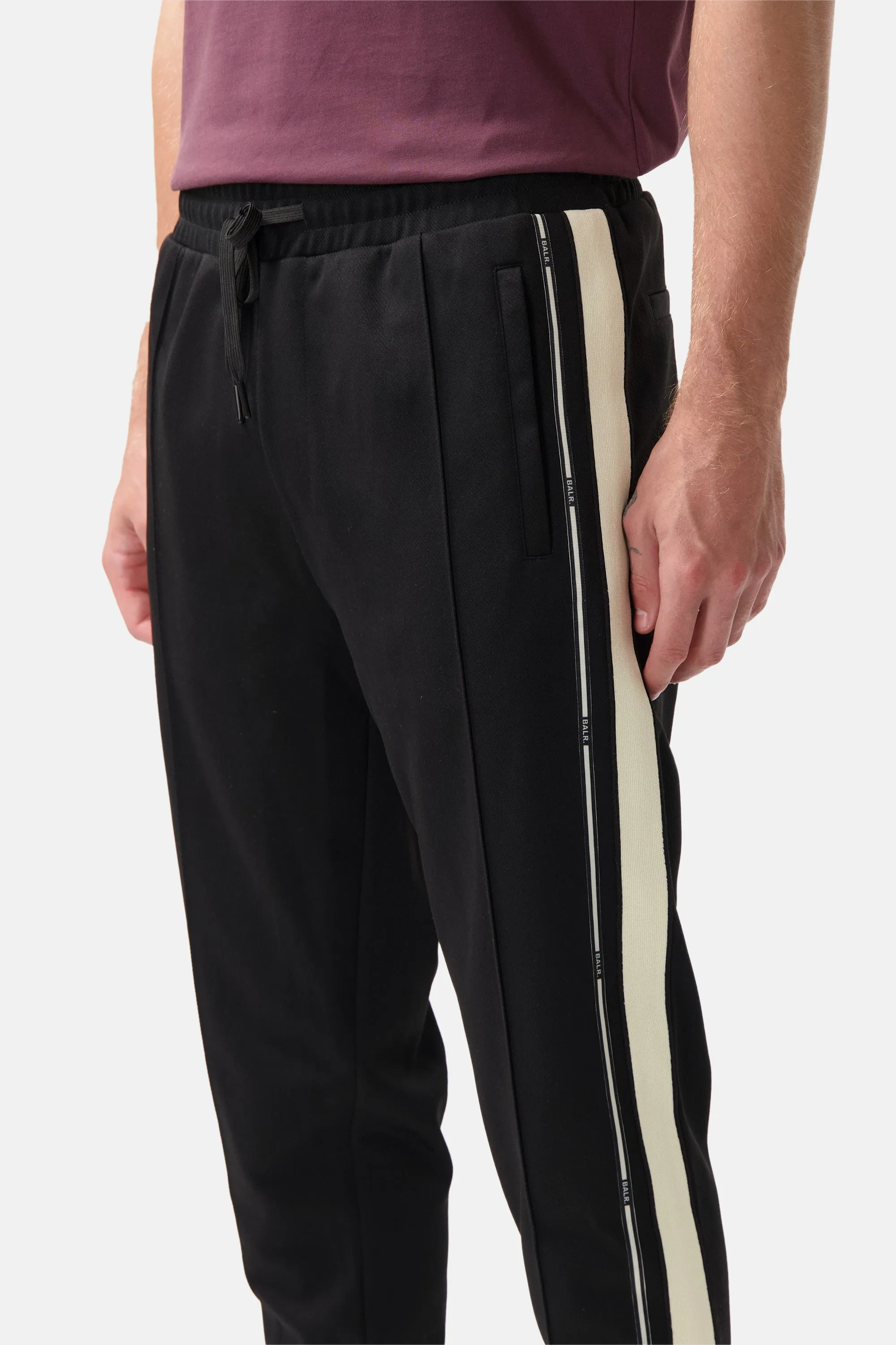 Tape Track Sweatpants Jet Black